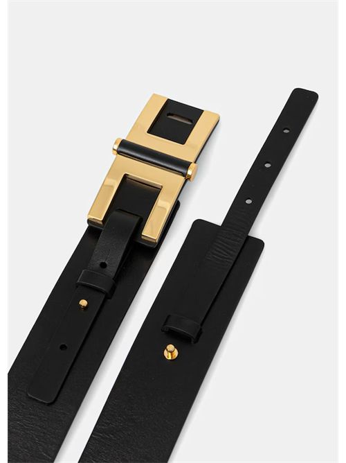 LEATHER BELT ELISABETTA FRANCHI | CT50S61E2110 nero